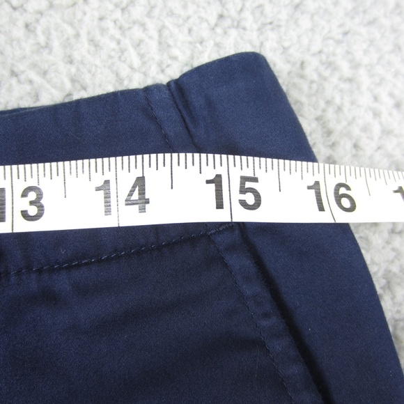 Ralph Lauren Golf Shorts Womens  Chino Navy Blue‎ Pockets Cotton Logo - Picture 10 of 16